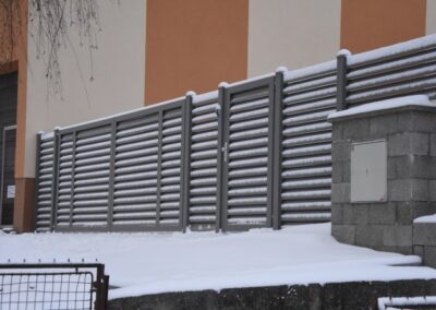 Moderní vjezd do domu NOVA – Uherské Hradiště