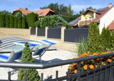 Hliníkový plotový systém NOVA – Brno
